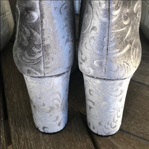 (Sold) Shellys London Elliot Filigree Velvet Boot - Picture 5 of 7